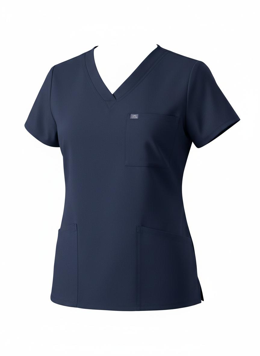 Workwear Scrub Top - Navy