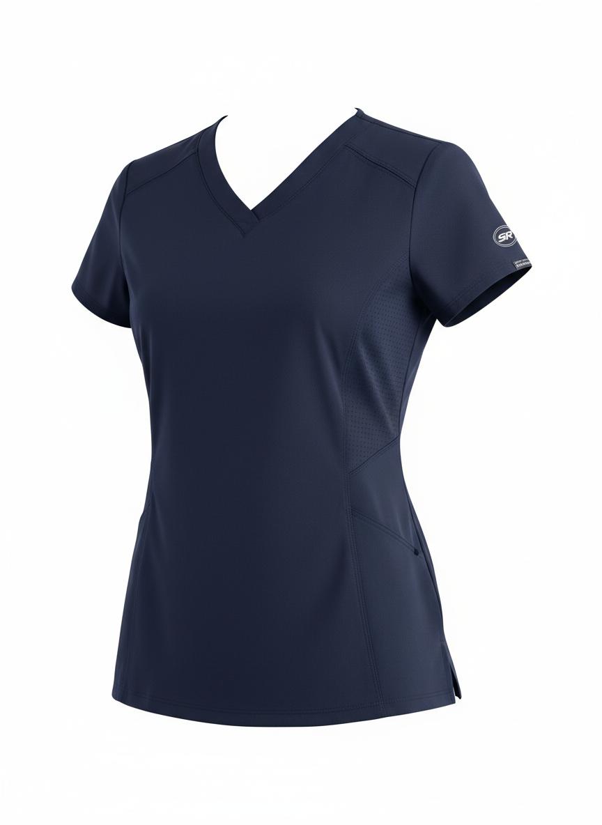 EDS Scrub Top - Navy
